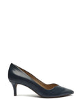Scarpin Arezzo em Pele Azul Escura