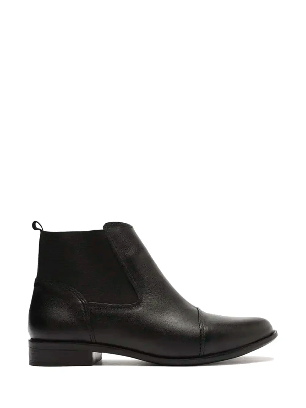 Arezzo Black Leather Chelsea Boot