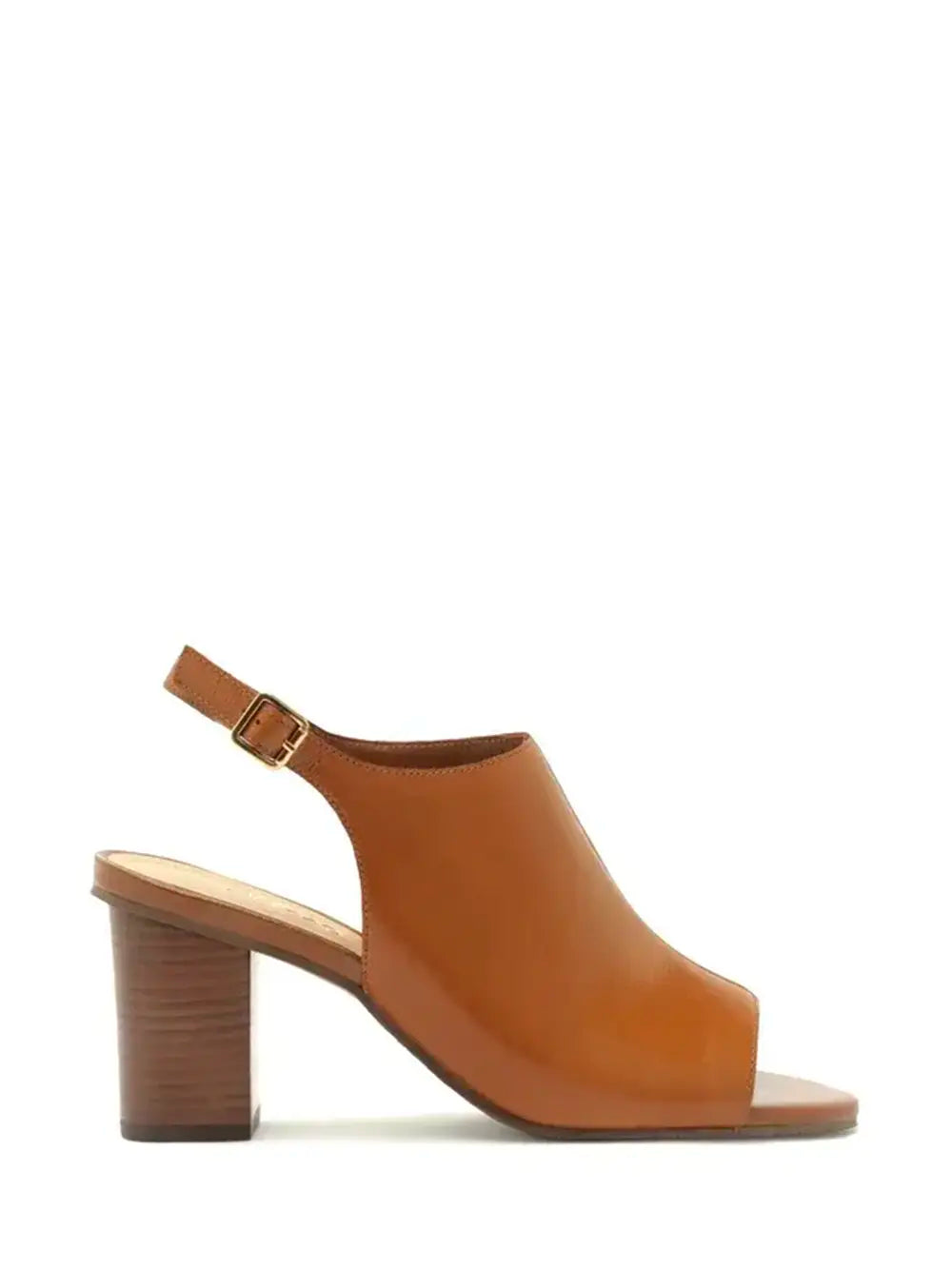 Sandália Arezzo Fechada em Pele Camel
