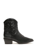 Bota Texana Arezzo Preta em Pele