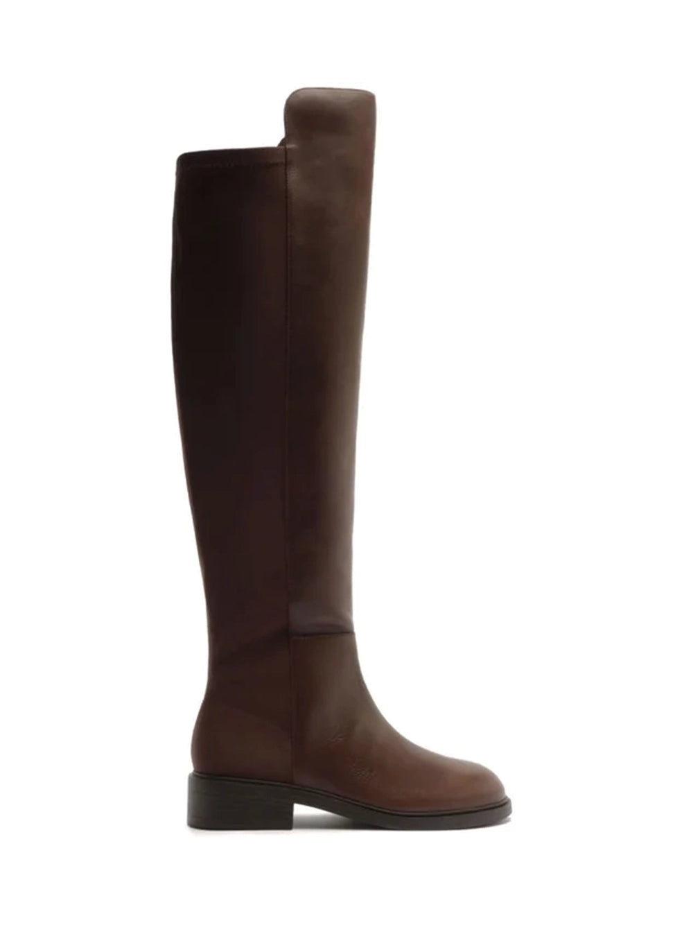 Bota Arezzo em Pele Castanha e Cano Alto
