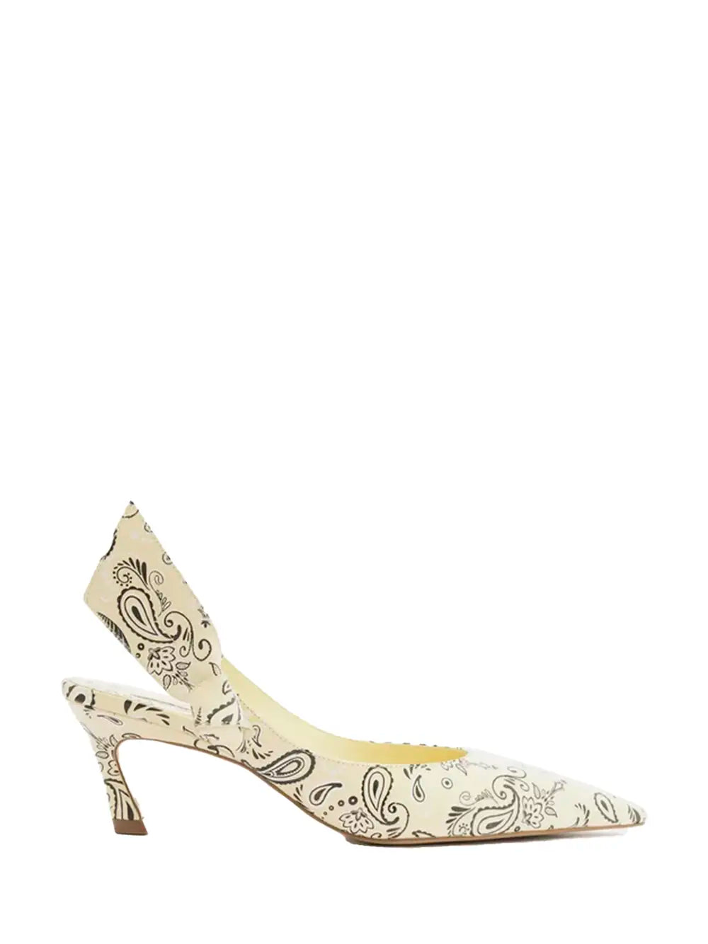 Scarpin Arezzo em Estampa Paisley Beige