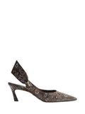 Scarpin Arezzo em Estampa Paisley Castanha
