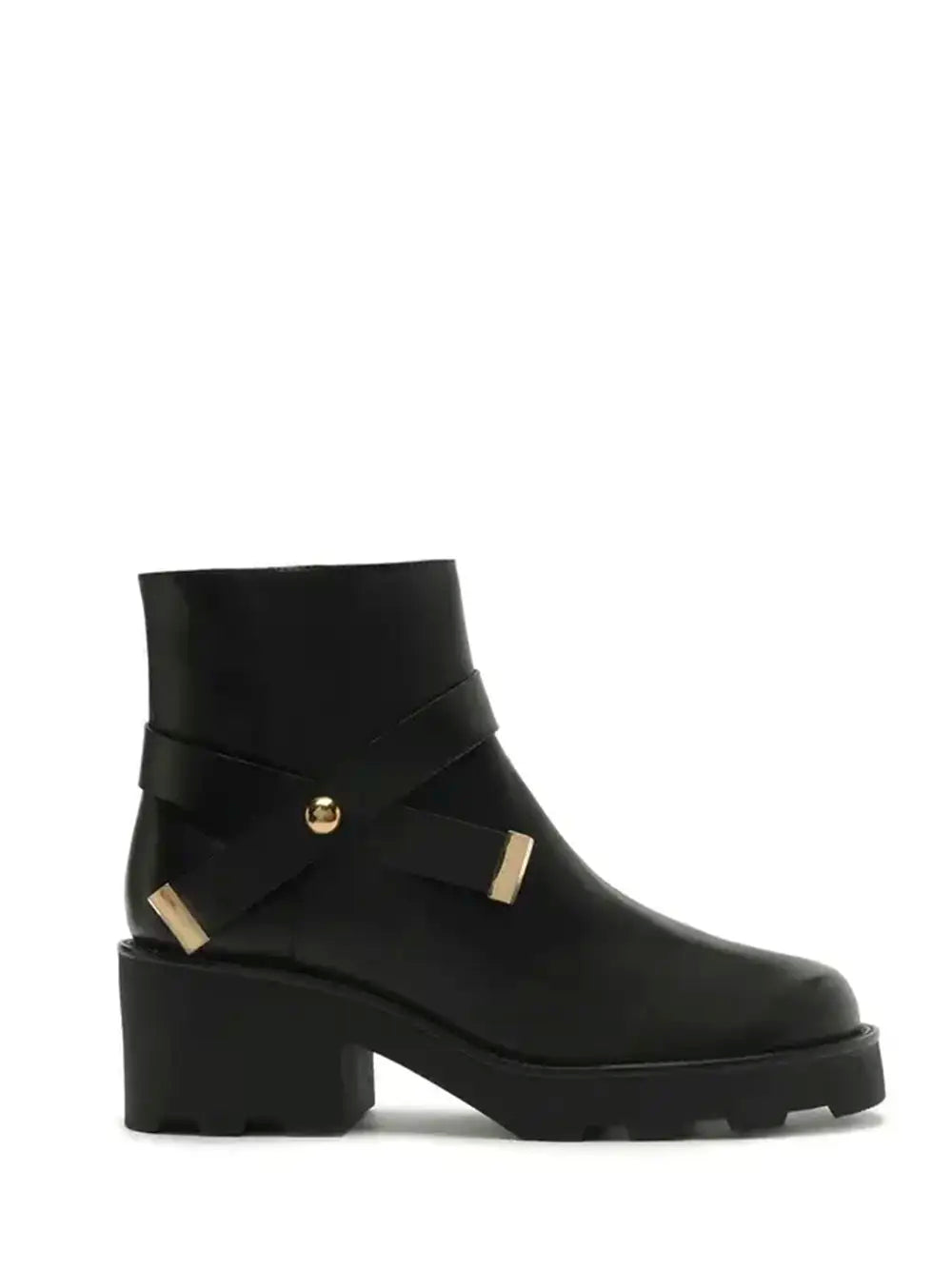 Black Leather Boot