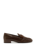 Loafer Arezzo em Pele Castanha