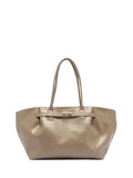 Mala Shopper Arezzo em Pele Beige Croco