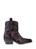 Bota Texana em Pelo Roxo