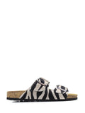 Sandália Amália em Animal Print Zebra