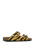 Sandália Amália em Animal Print Tigre