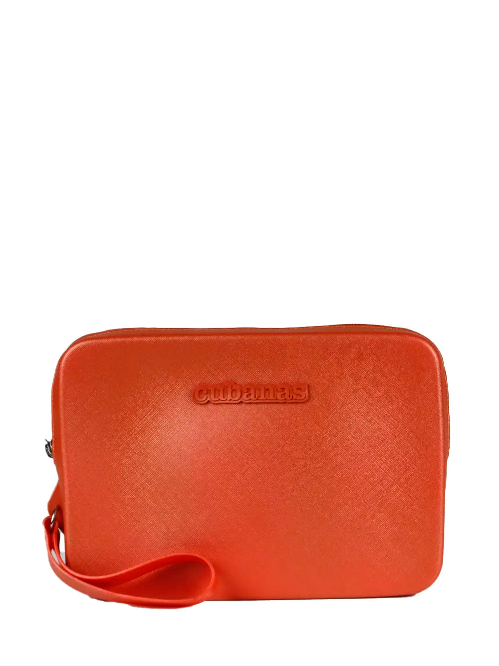 Orange Mini Bag with Wrist Strap