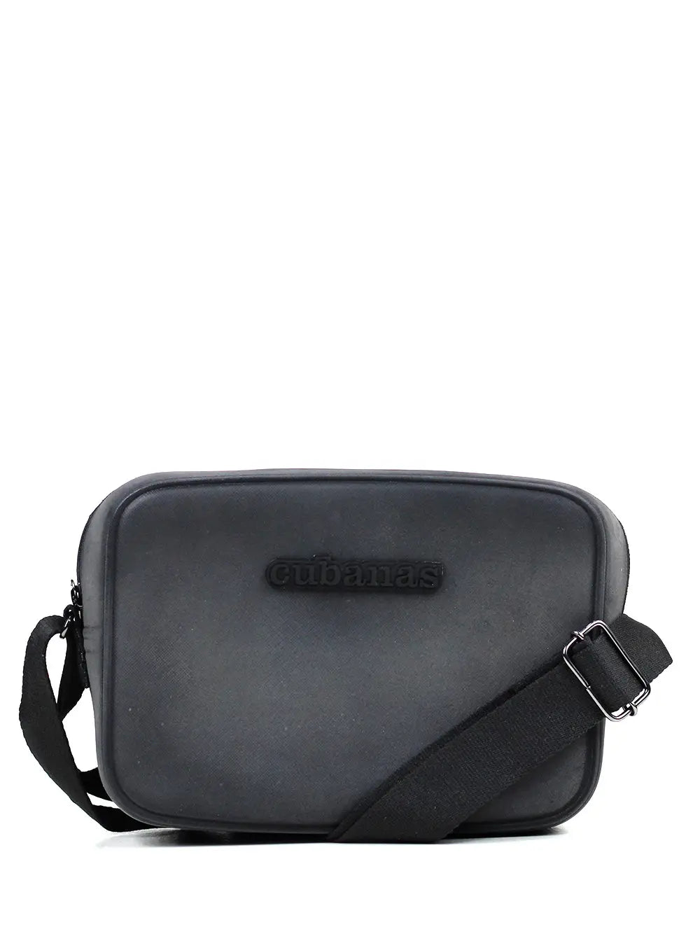 Black Bag with Nubuck Finish and Shoulder Strap