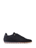 Black Suede Trainers with Flat Sole