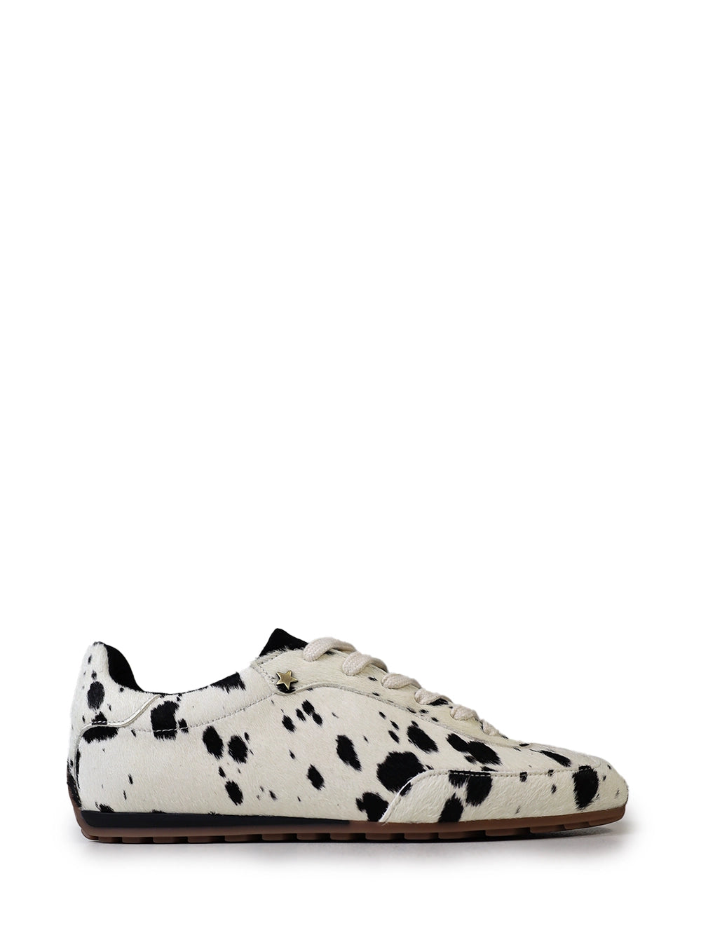Ténis em Pelo Animal Print Vaca