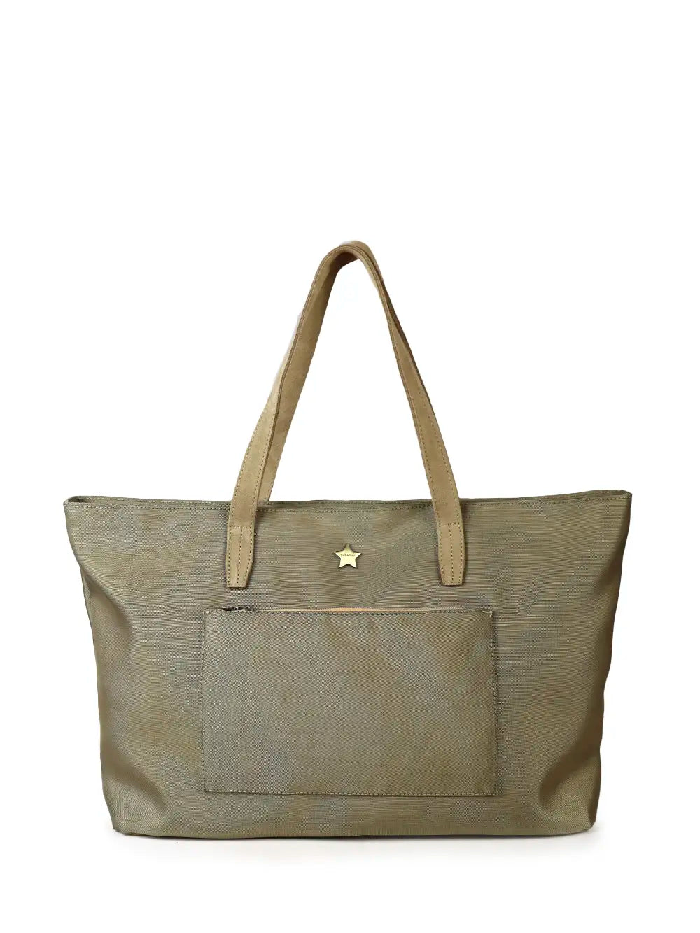 Mala Shopper em Tecido Beige