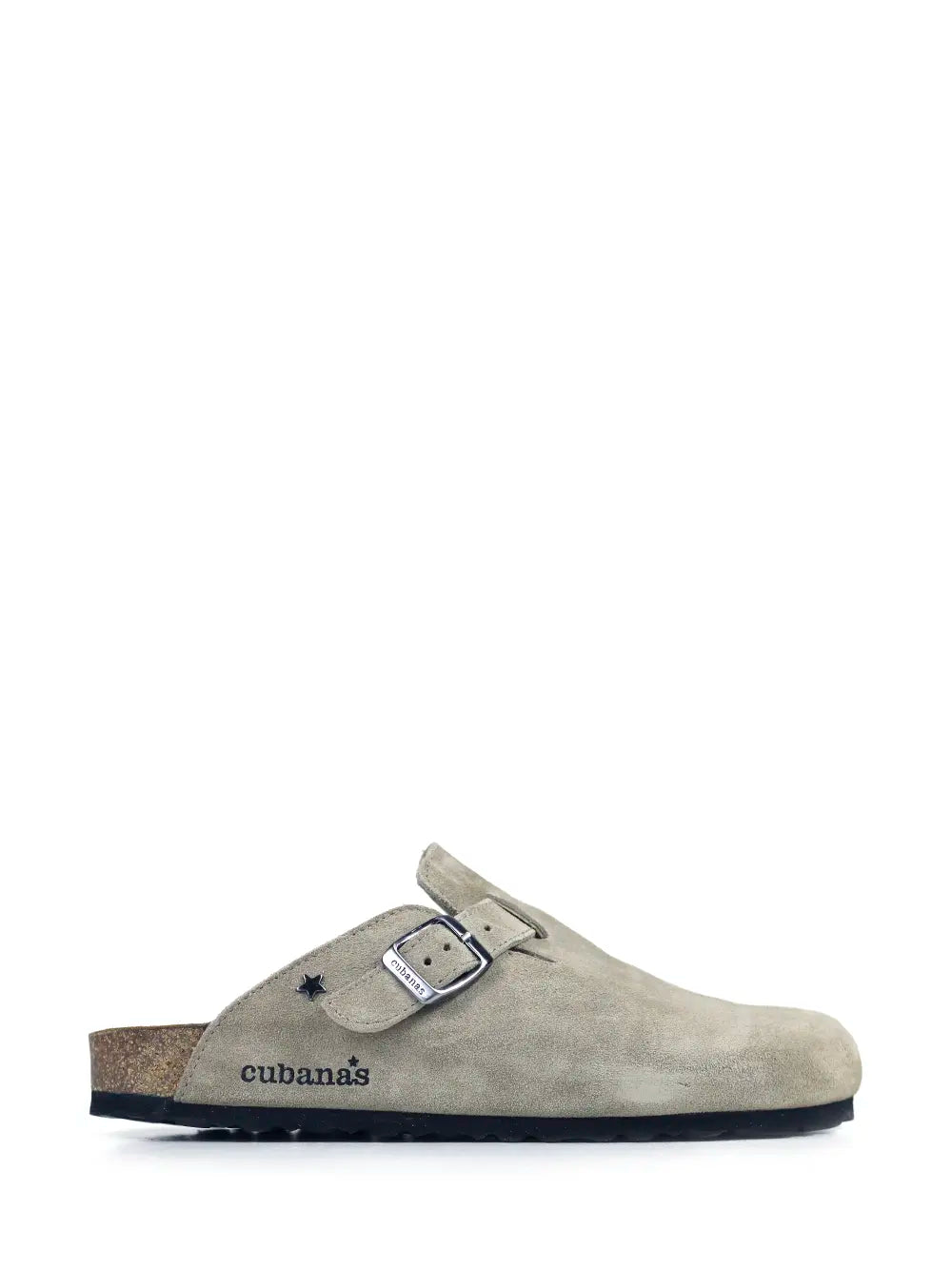 Maria Suede Sandals in Grey