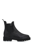 Galocha em PVC Preto com Glitter