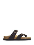 Nazaré Brown Leather Strappy Sandals