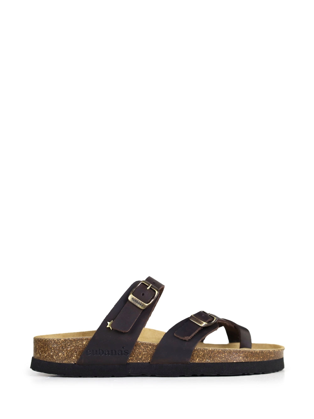 Nazaré Brown Leather Strappy Sandals