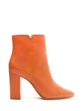 Bota Schutz em Pele Camel e Salto em Bloco