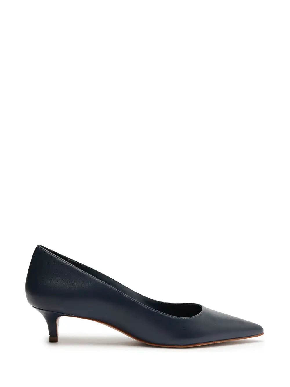 Scarpin Schutz Preto em Pele