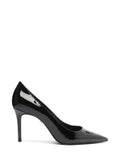 Scarpin Preto Schutz em Pele e Salto Alto