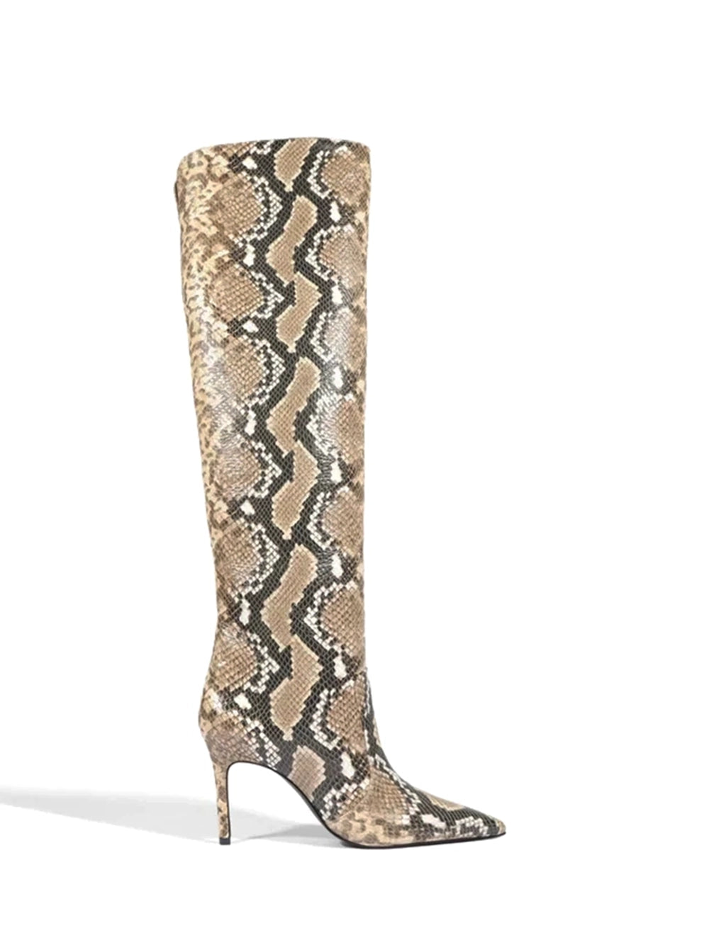 Bota Schutz em Animal Print e Cano Alto