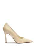 Schutz Beige Leather Stiletto
