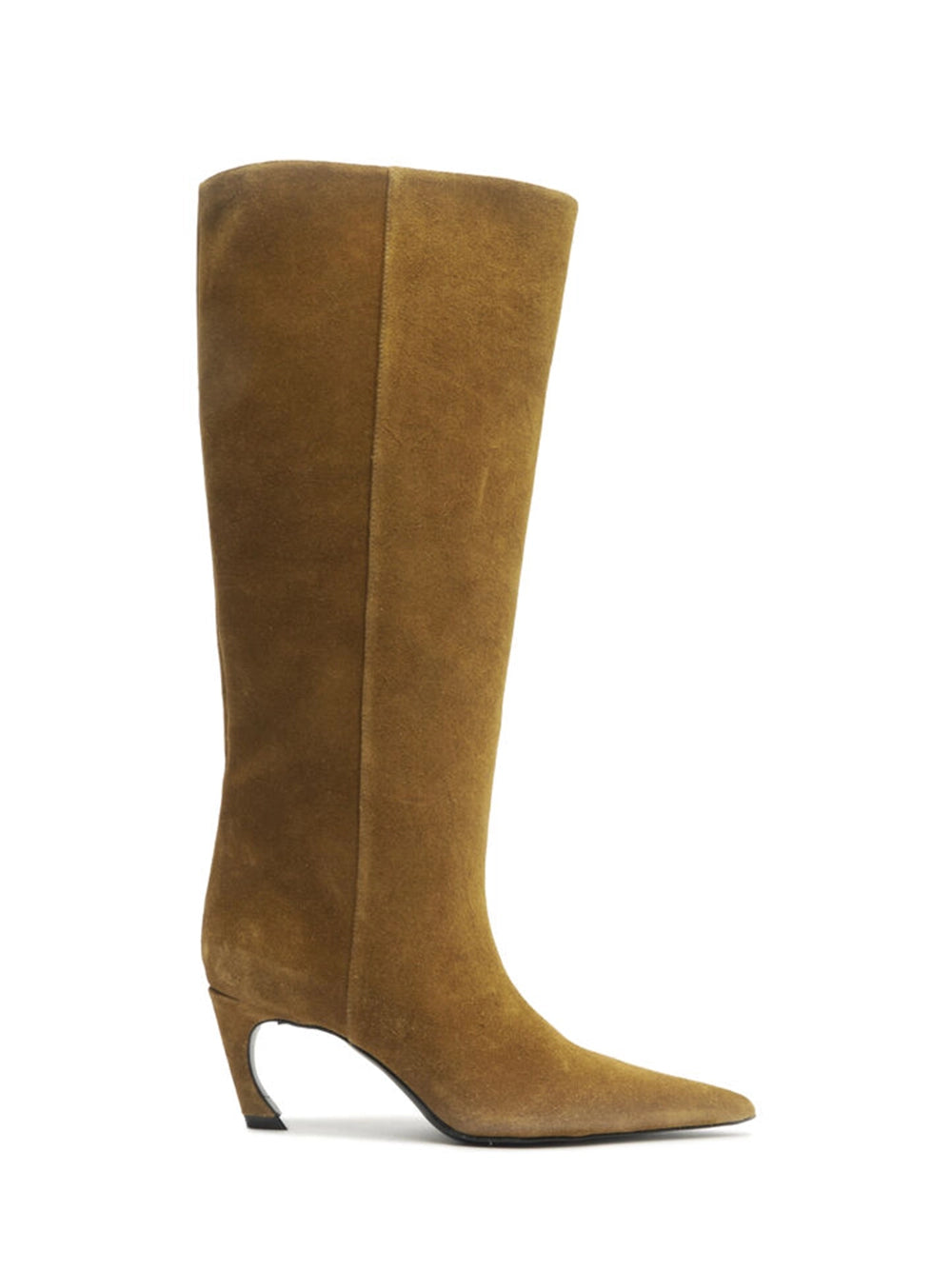 Scarpin Schutz em Camurça Camel