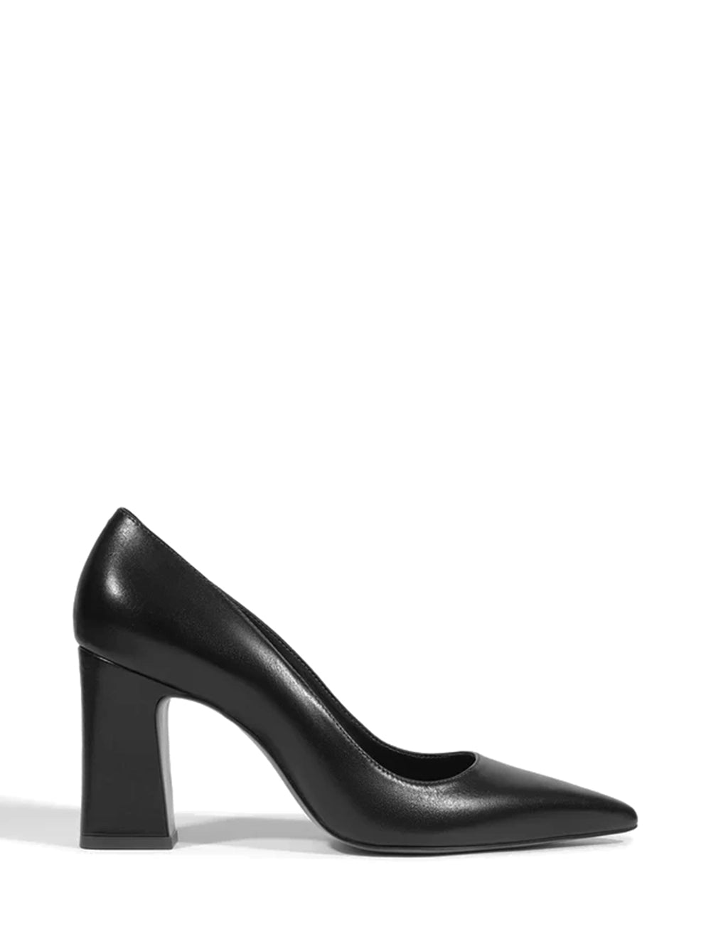 Scarpin Schutz Preto em Pele