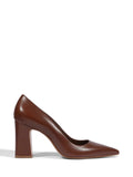 Scarpin Schutz em Pele Castanha