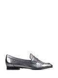 Loafer em Pele Prata