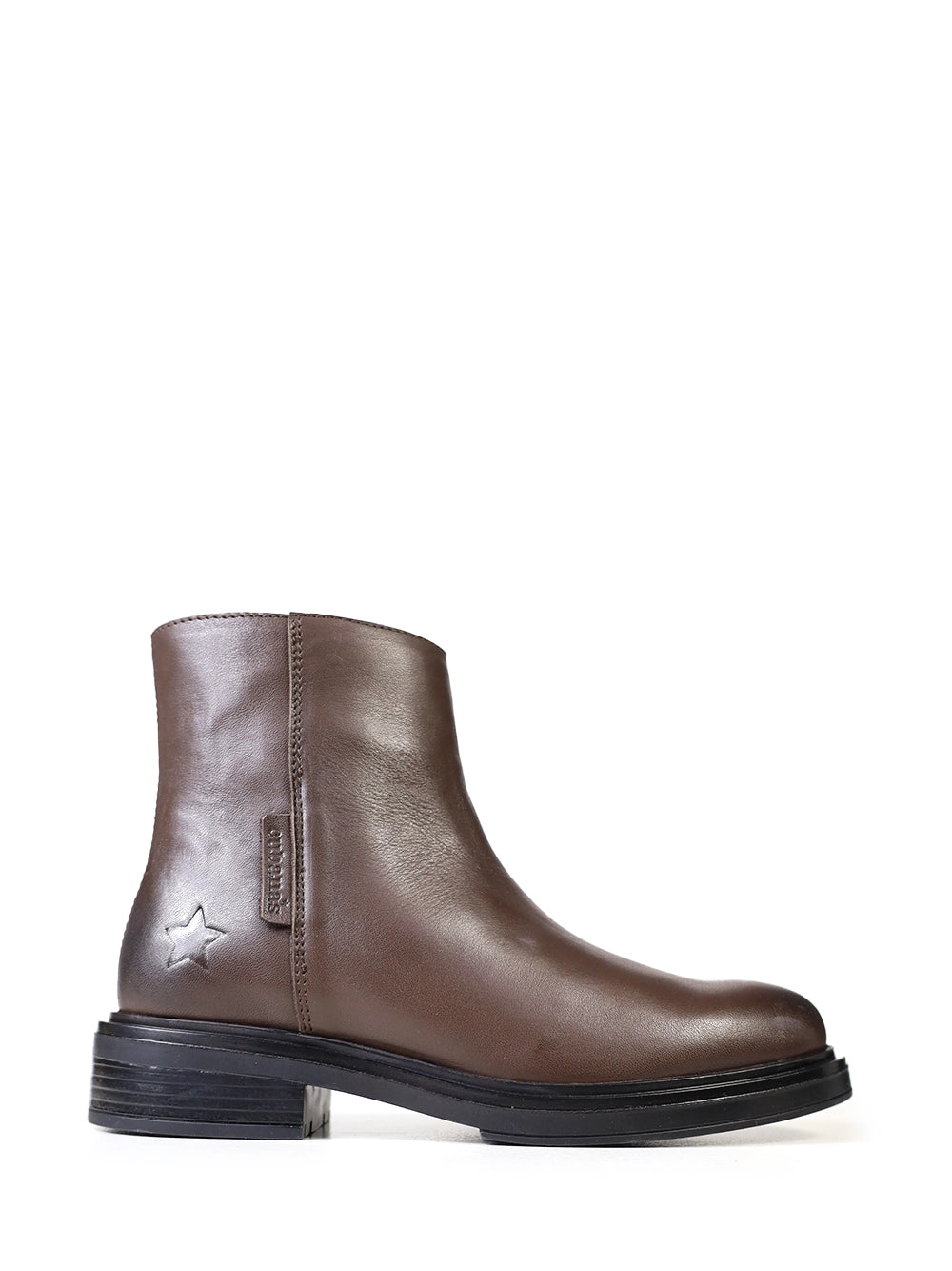 Bota em Pele Castanha