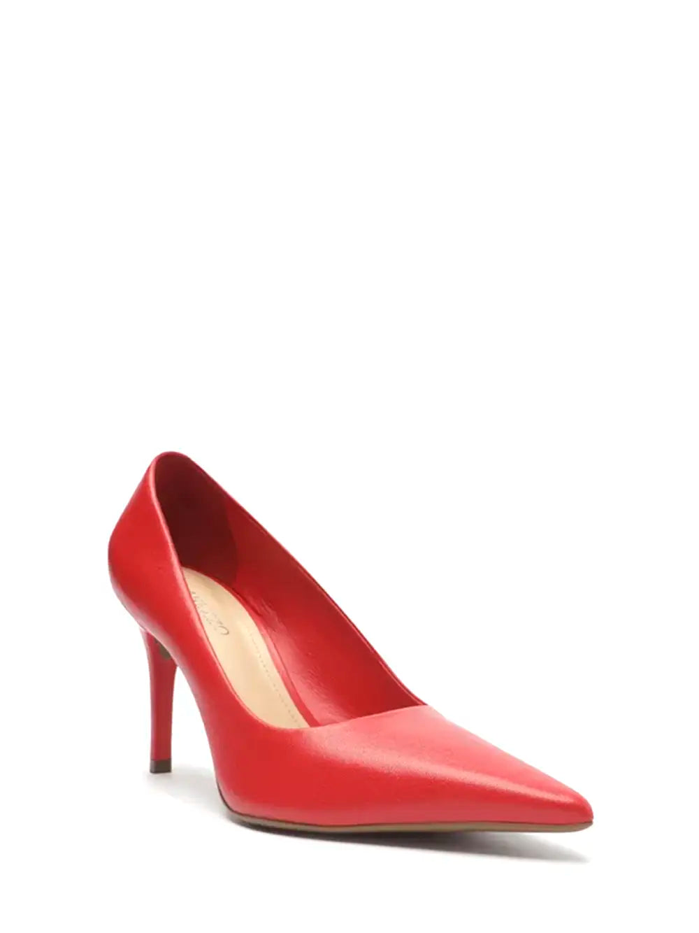 Scarpin Arezzo em Pele Vermelha