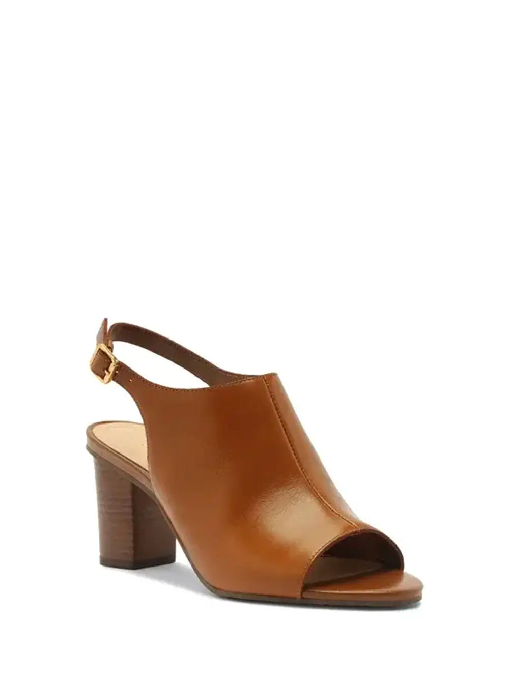 Sandália Arezzo Fechada em Pele Camel