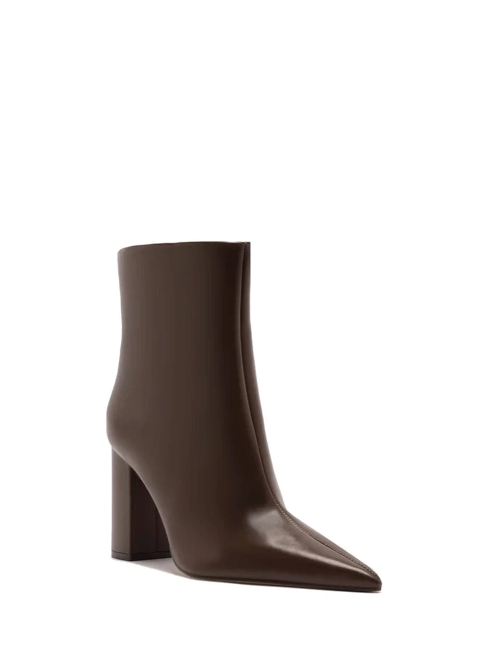 Bota Arezzo em Pele Castanha e Biqueira Fina