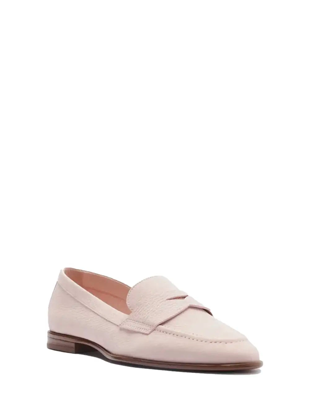Loafer Arezzo em Pele Rosa Claro