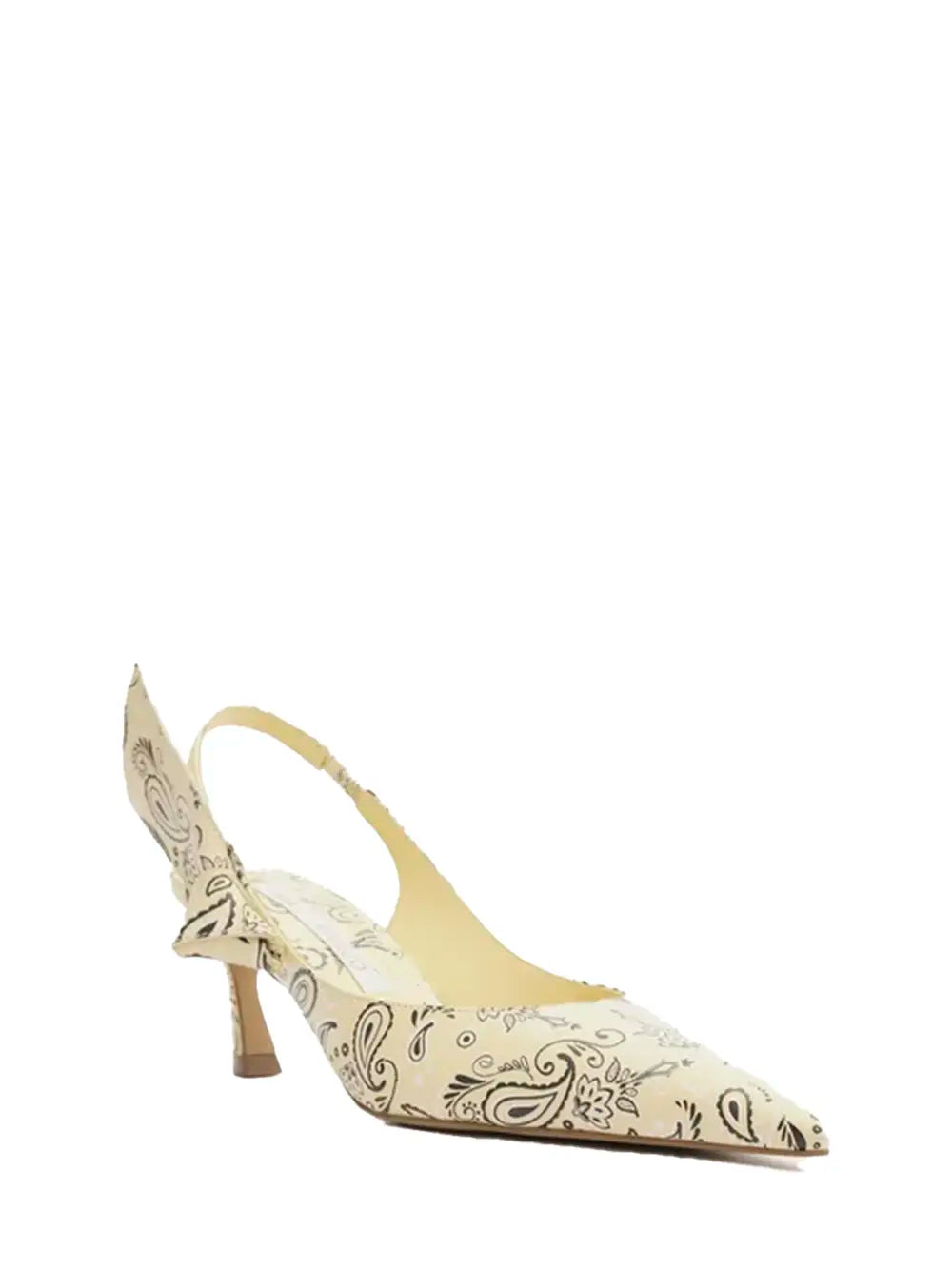 Scarpin Arezzo em Estampa Paisley Beige
