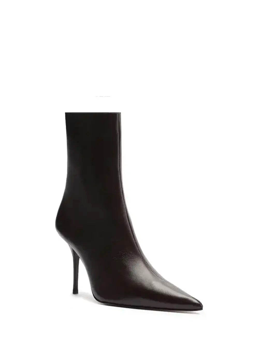 Bota Castanha em Pele e Salto Fino