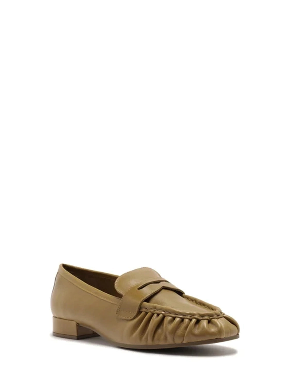 Loafer Arezzo em Pele Camel
