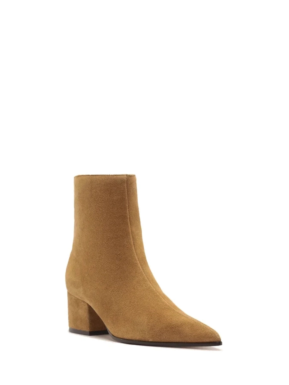 Bota Arezzo em Camurça Camel