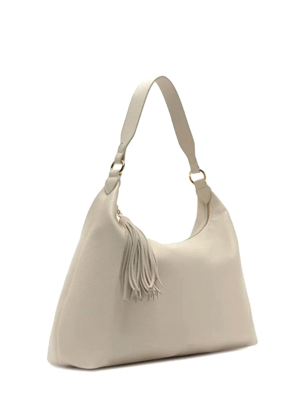 Mala Hobo Maxi em Pele Branca