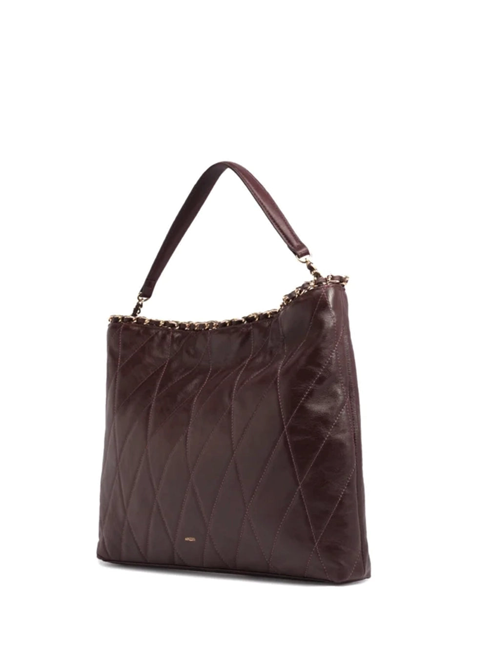 Mala Hobo Arezzo em Pele Bordô