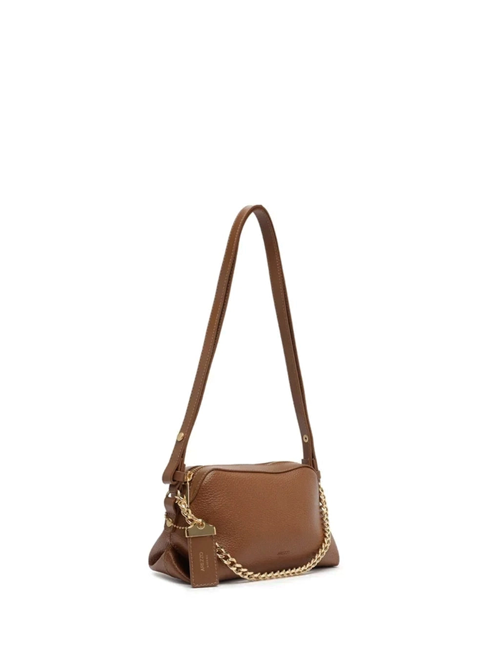 Mala Tote em Pele Camel e Corrente