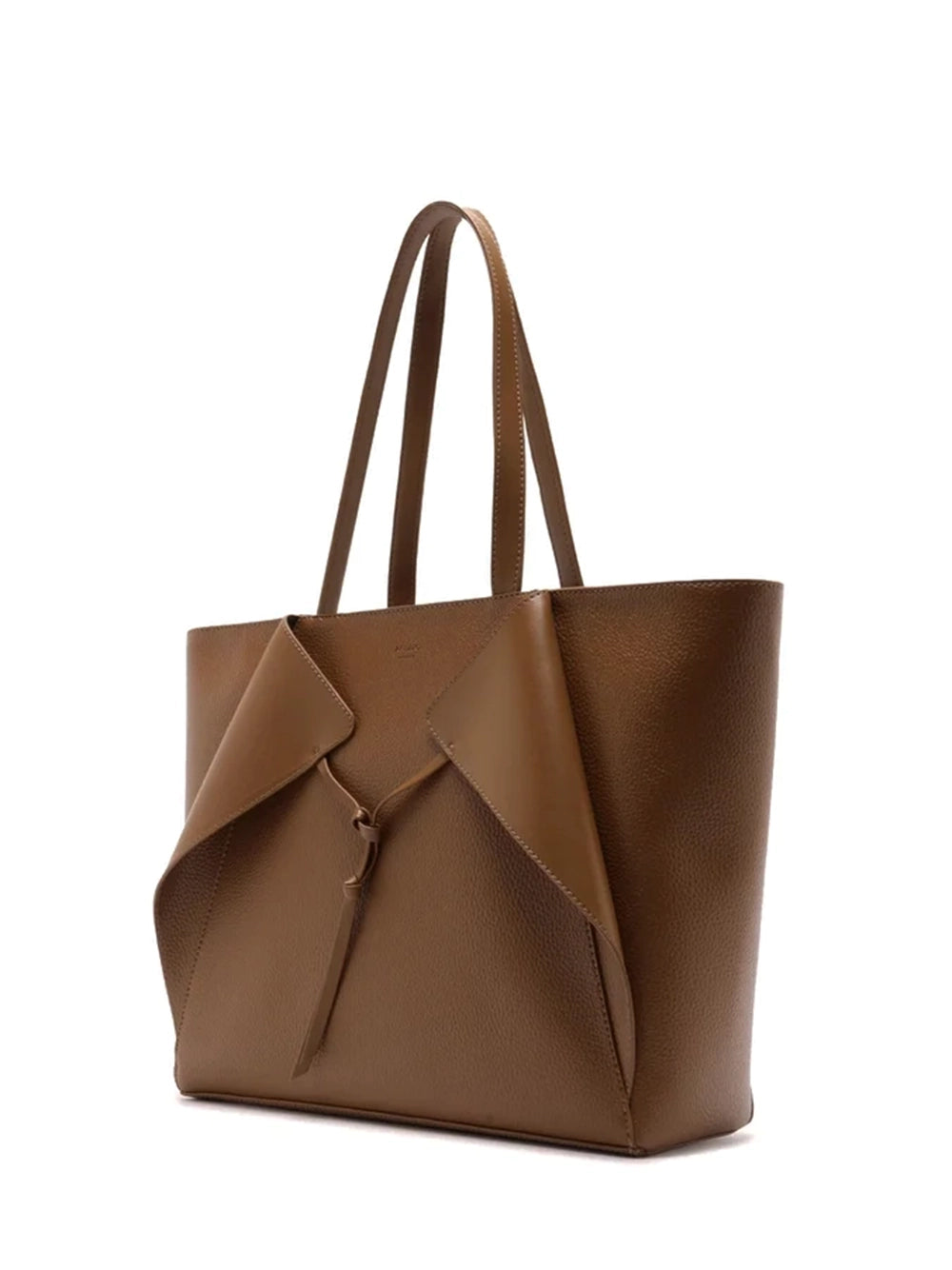 Mala Shopper Arezzo em Pele Castanha