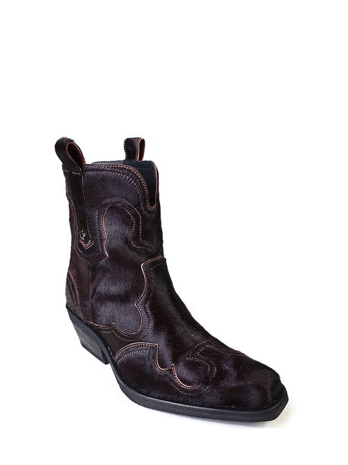 Bota Texana em Pelo Roxo