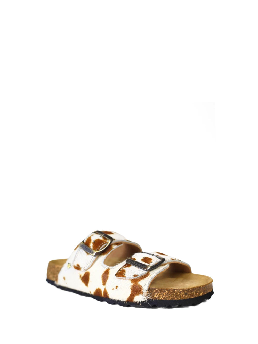 Sandália Amália em Animal Print Vaca