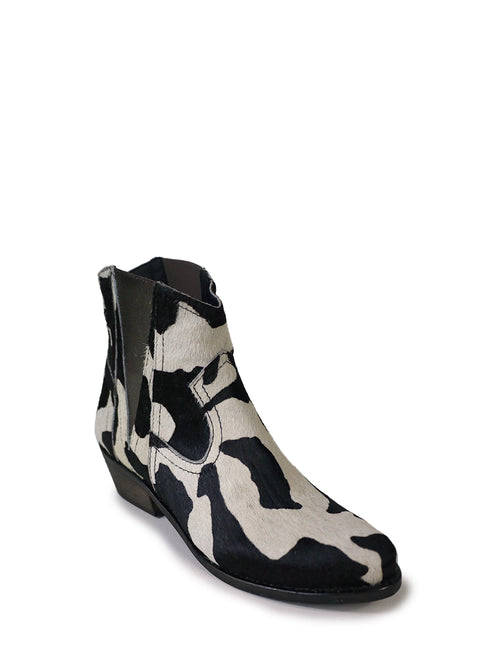 Bota Texana em Pelo Animal Print Vaca