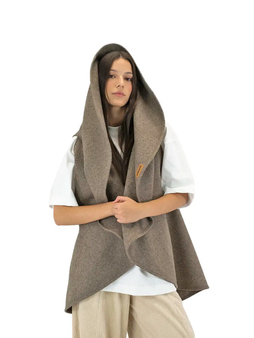 Beige Burel Cape