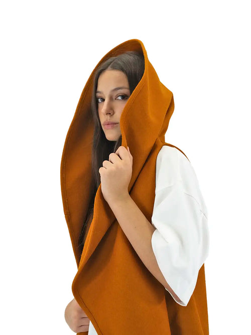 Orange Burel Cape