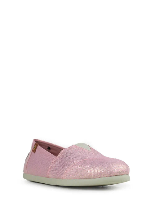 Alpergata em Tecido Rosa com Glitter